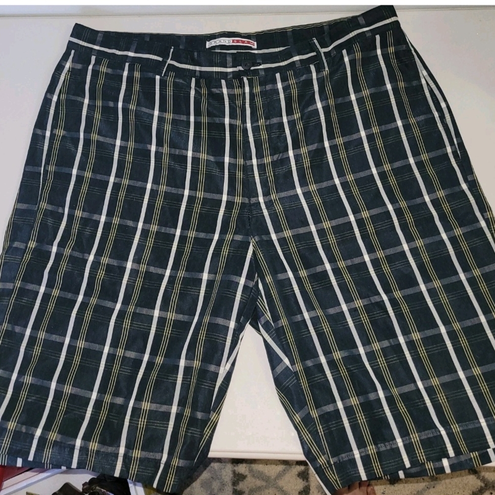 Grand Slam Men’s Shorts Sz‎ 38 Navy Striped Golf Performance Shorts Comfort